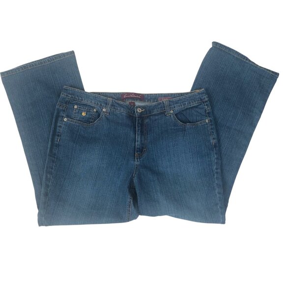 Gloria Vanderbilt Giselle Bootcut Denim Jeans Women's 18W Blue High Rise - Picture 3 of 10